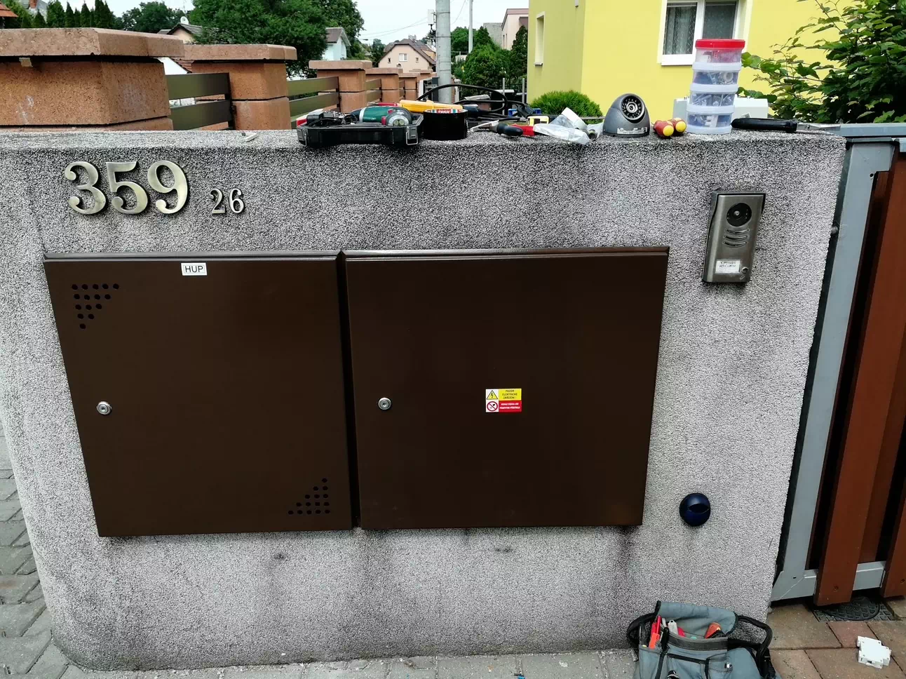 Montáž elektro rozvaděče